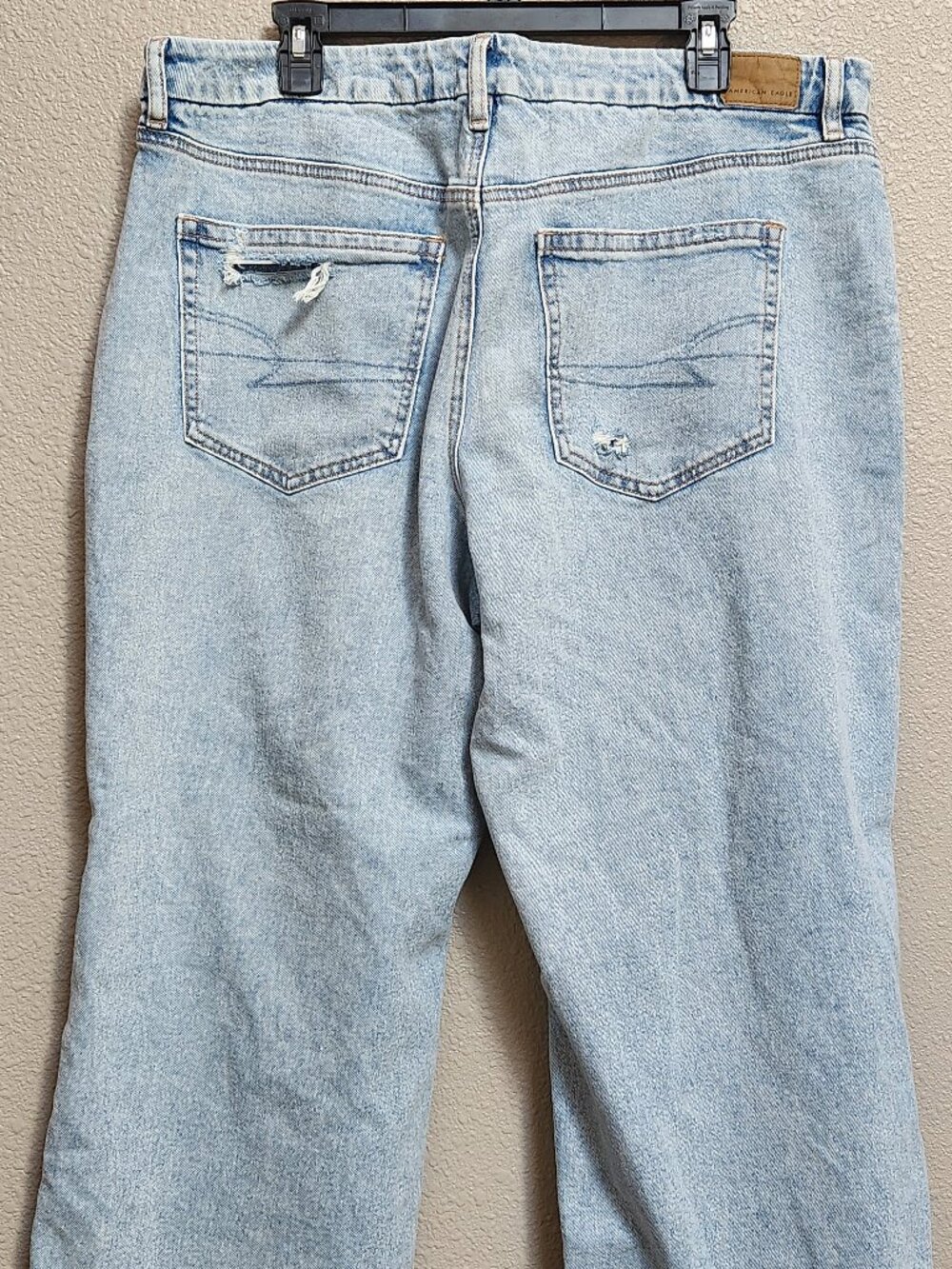 AMERICAN EAGLE Curvy StovePipe Strigid Torn Jeans  - 18 Short - NEW - Picture 5 of 8